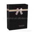 customized promotional cheap black gift paper bag wholesale
